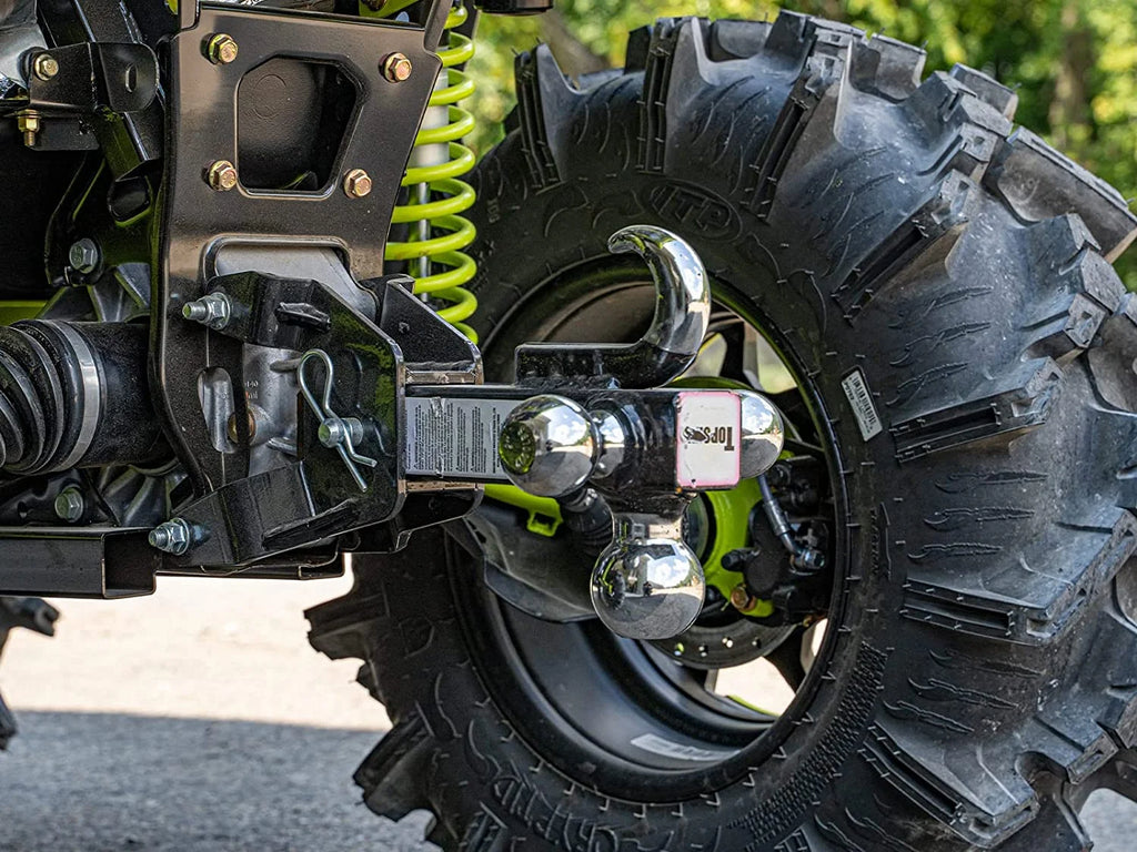 Rear Receiver Hitch for Can Am Outlander, 1/4" HD Steel, 2" Attachments, 1,650 LB. Towing Capacity, Powder Coated P707
