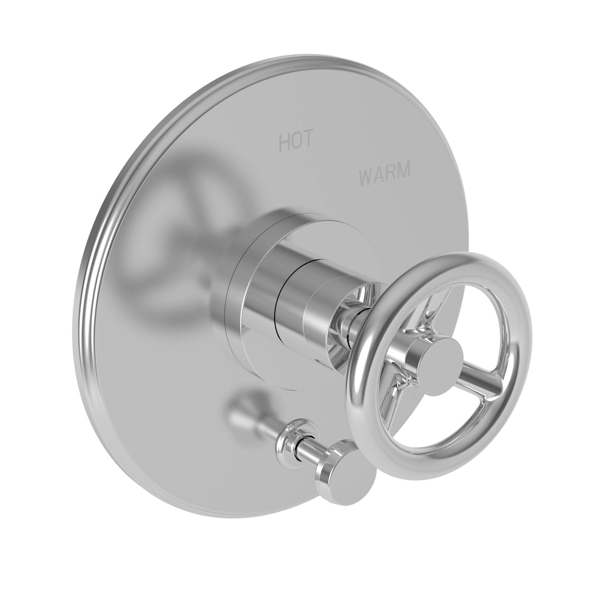 Gun Metal Tub and Shower Diverter Plate with Handle I974988