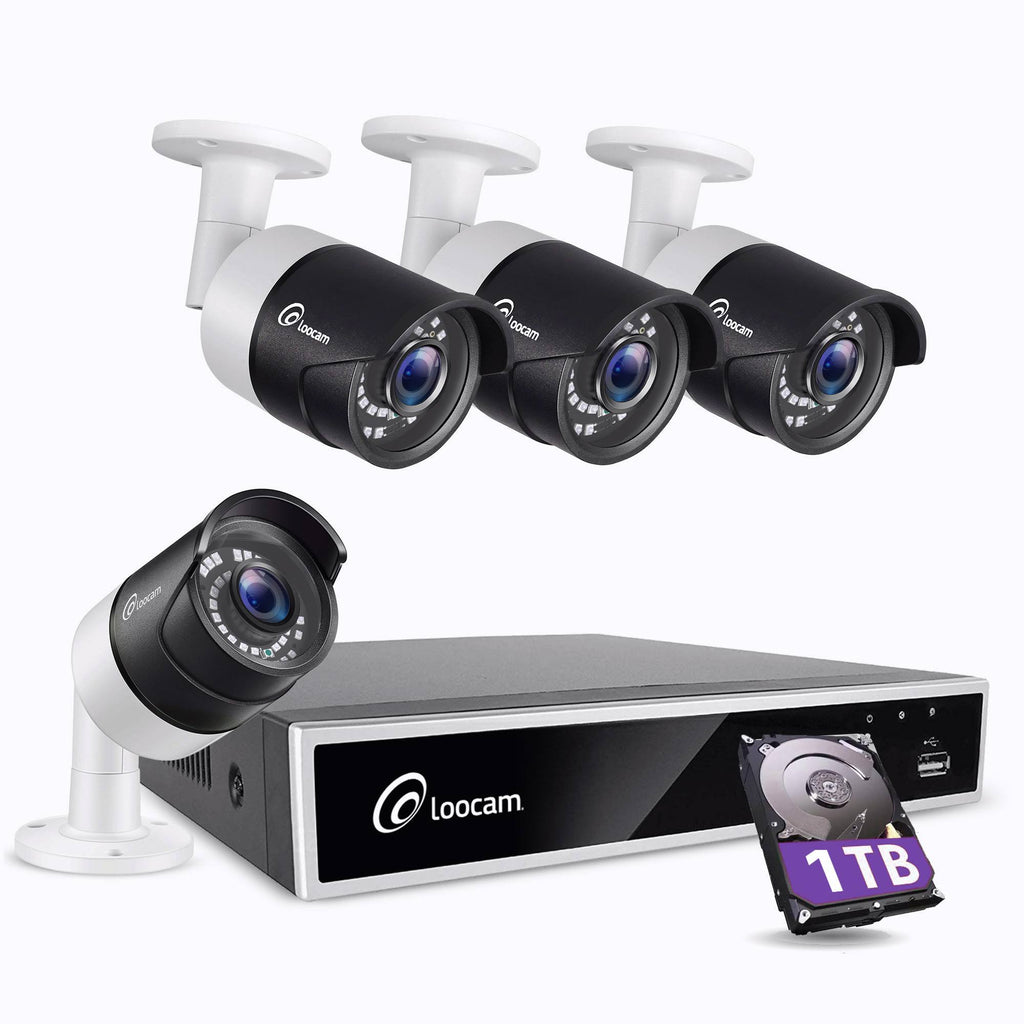 1080p 4-Ch HD-TVI Security Camera System DVR Kit F723