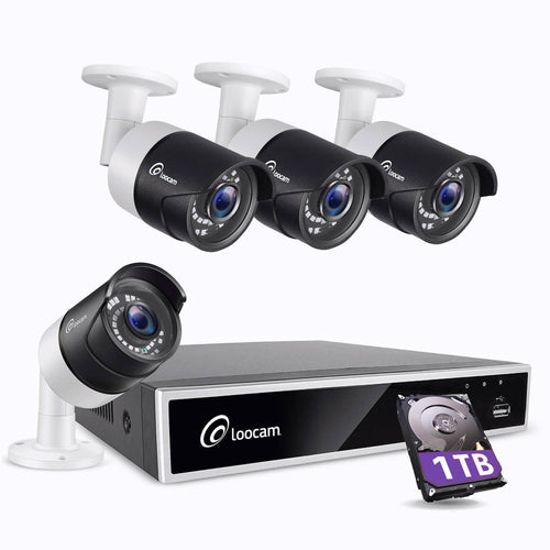 1080p 4-Ch HD-TVI Security Camera System DVR Kit F723