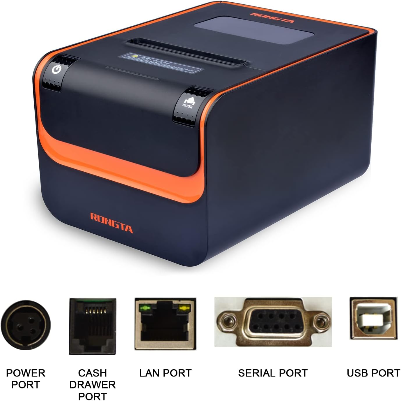 Commercial Direct Thermal Receipt Printer 80MM with Auto Cutter D6118
