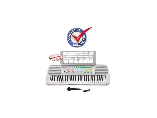 Silver Electronic Piano Keyboard H877