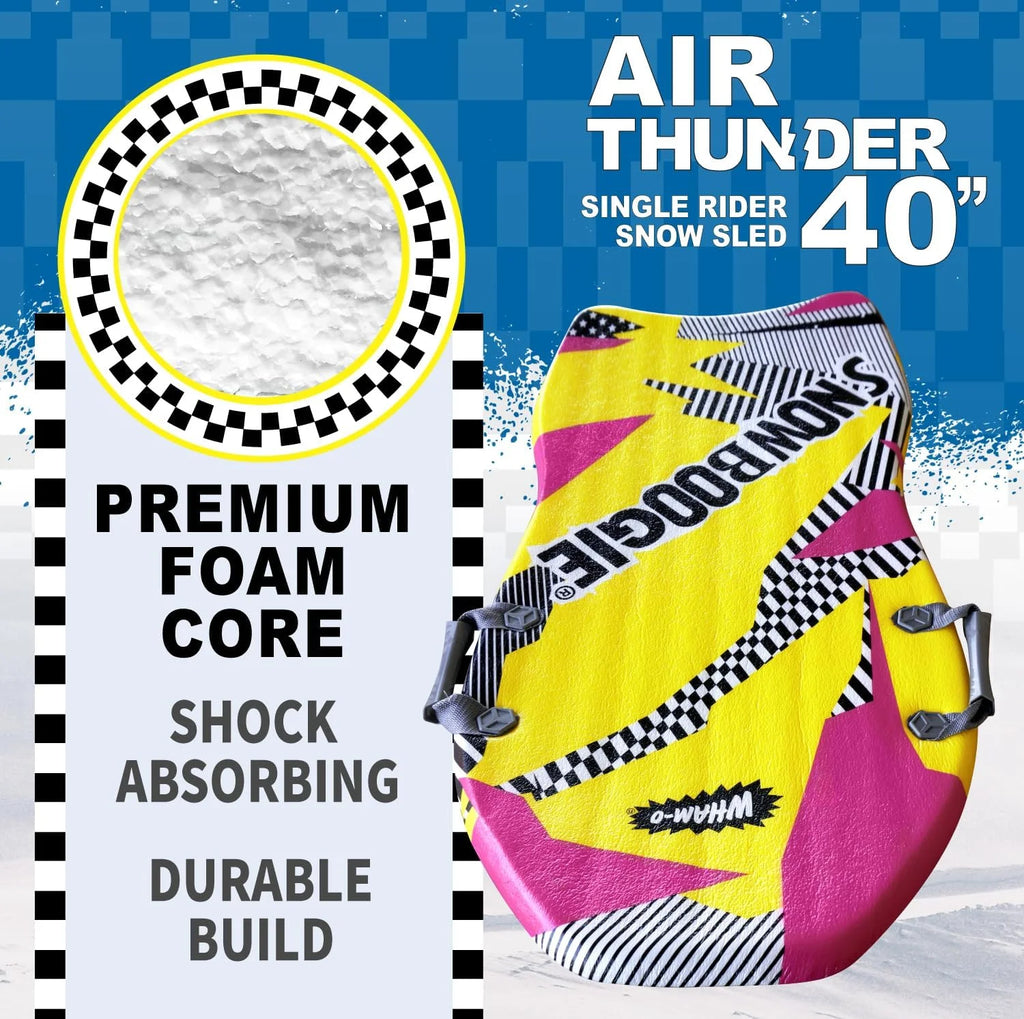 40" Single Rider Snow Sled with Side Handles B9426