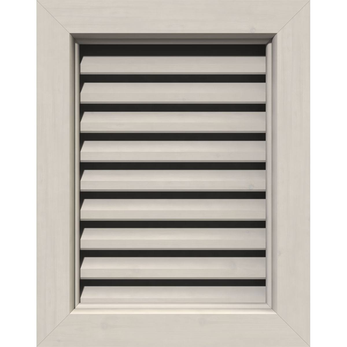 Primed Smooth Vertical Gable Vent O649
