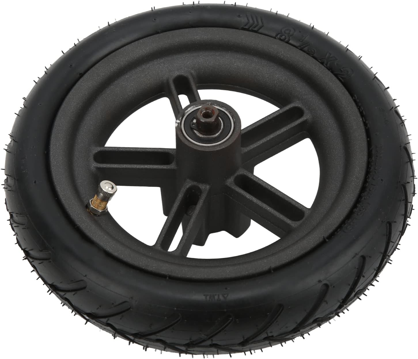 8.5 Inch Scooter Rear Tire Set with Inner Tube and Hub, Pack of 2 K39966