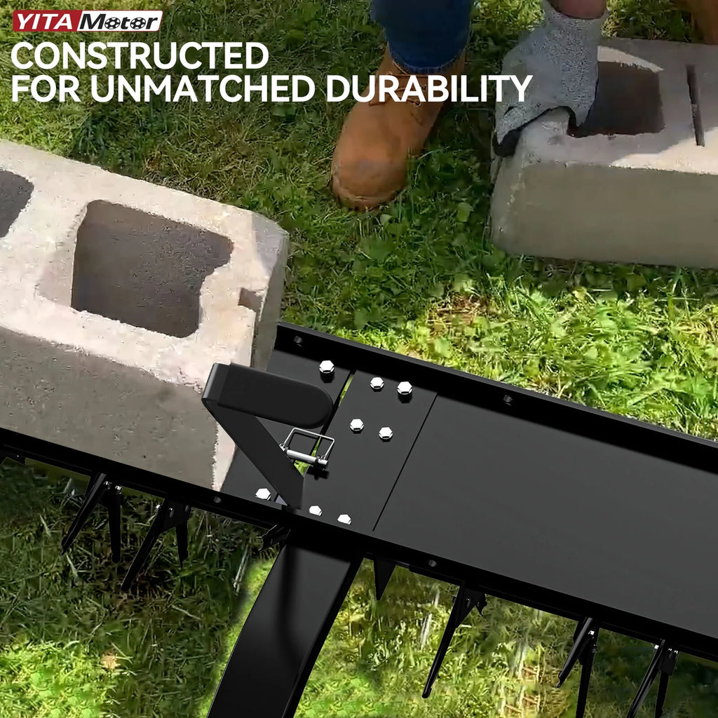 40" Tow Plug Lawn Aerator Steel D4580