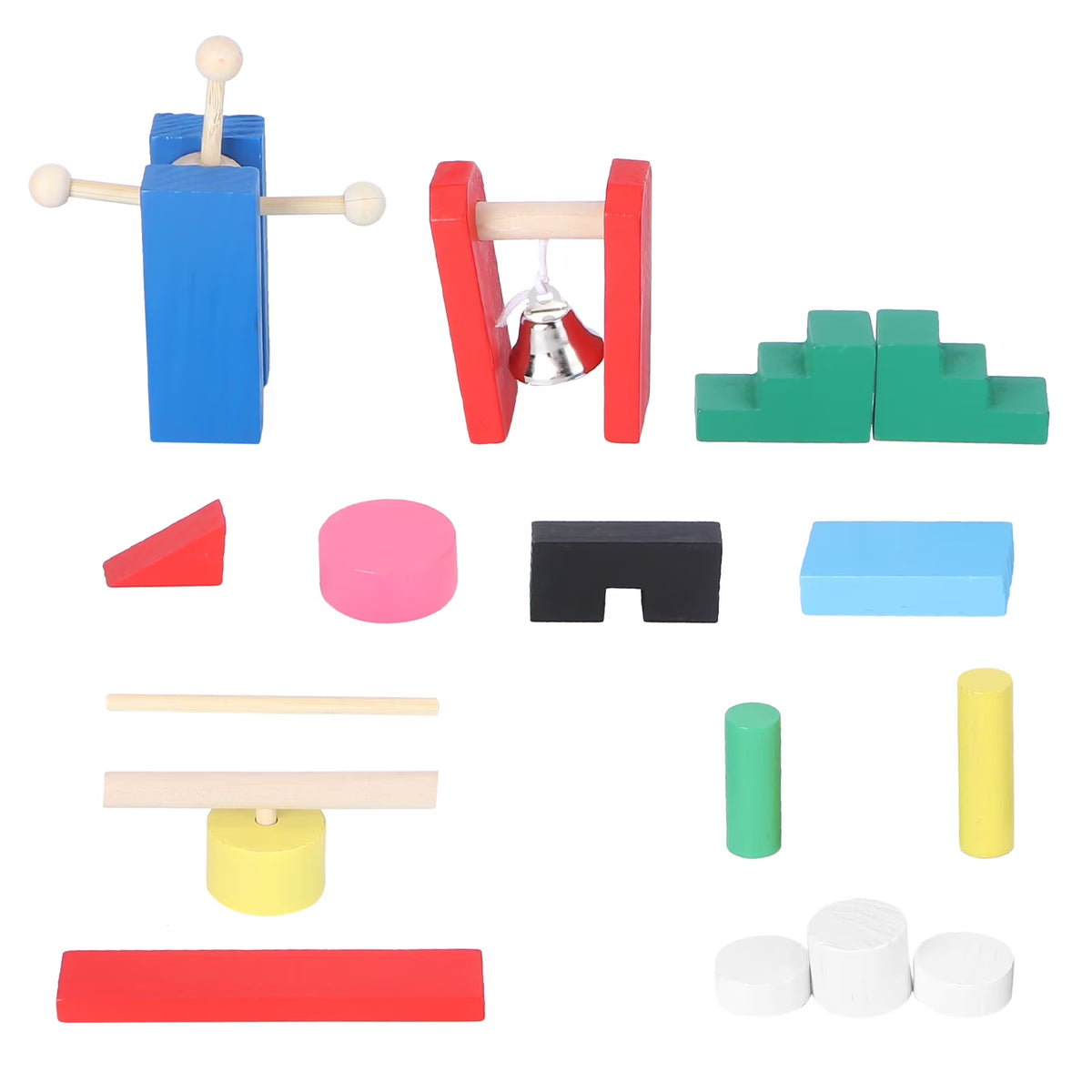 Wooden Domino Blocks Building Toy Educational Toys P14254