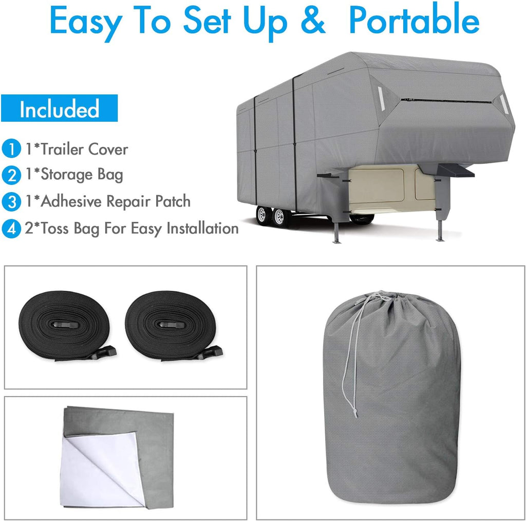5th Wheel RV Cover Waterproof Ripstop Z3366