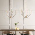 Antique Gold 5-Light Candle Chandelier Z8691
