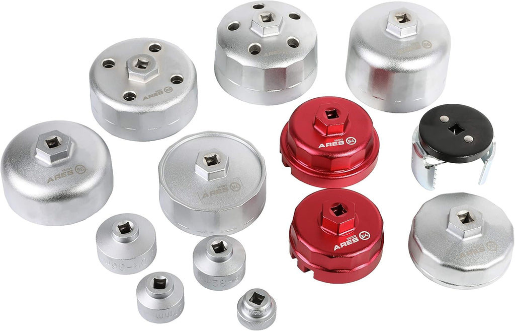 13-Piece Oil Filter Wrench Set with Storage Case C65806