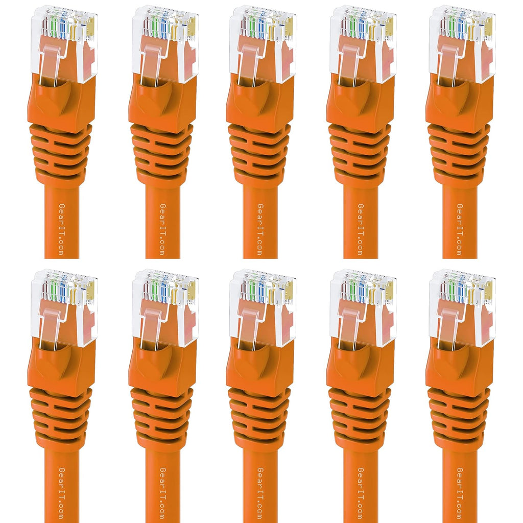 Cat 6 Ethernet Cable 6 ft (10-Pack) Black U903