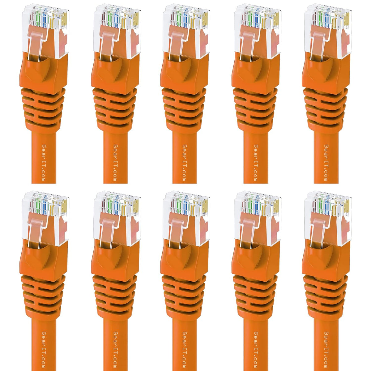 Cat 6 Ethernet Cable 6 ft (10-Pack) Black U903