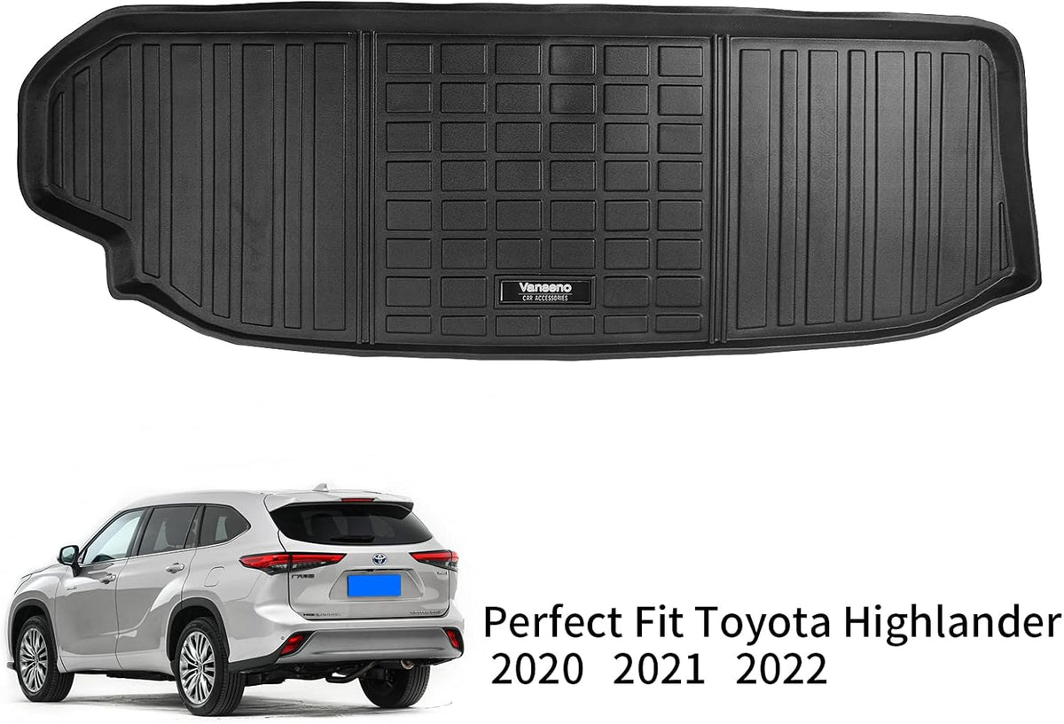 3 Row Full Set All-Weather Rubber Floor Mats and Cargo Liner R51774