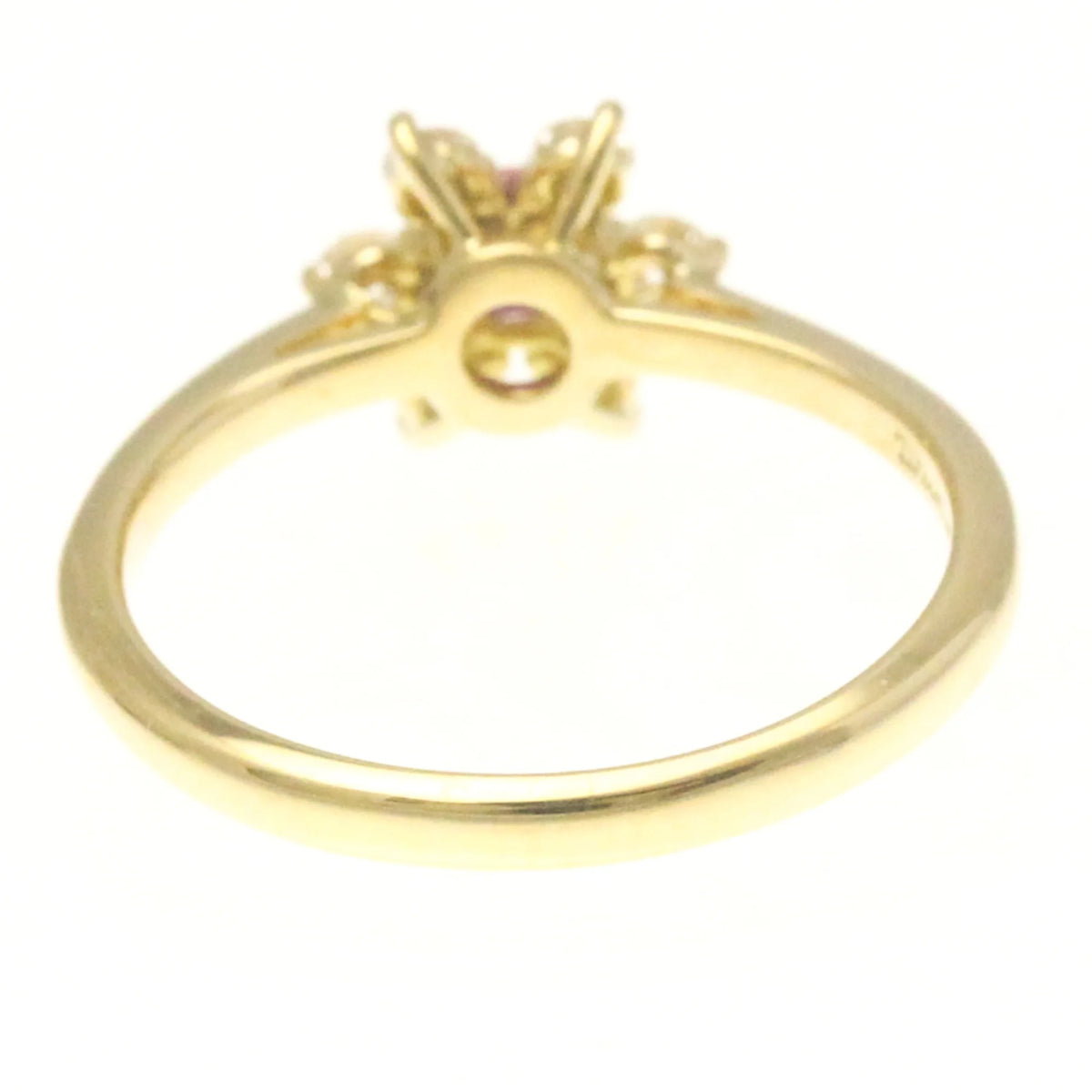 18K Yellow Gold Diamond Ring P4078