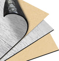 196 mil 36 sqft Car Sound Deadener Aluminum Foil Closed Cell PE Foam Damping Material 34 Pieces Pack of 2 S298974