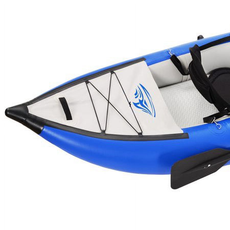 Blue Inflatable Kayak Set 2 Person with Paddle & Air Pump F49414