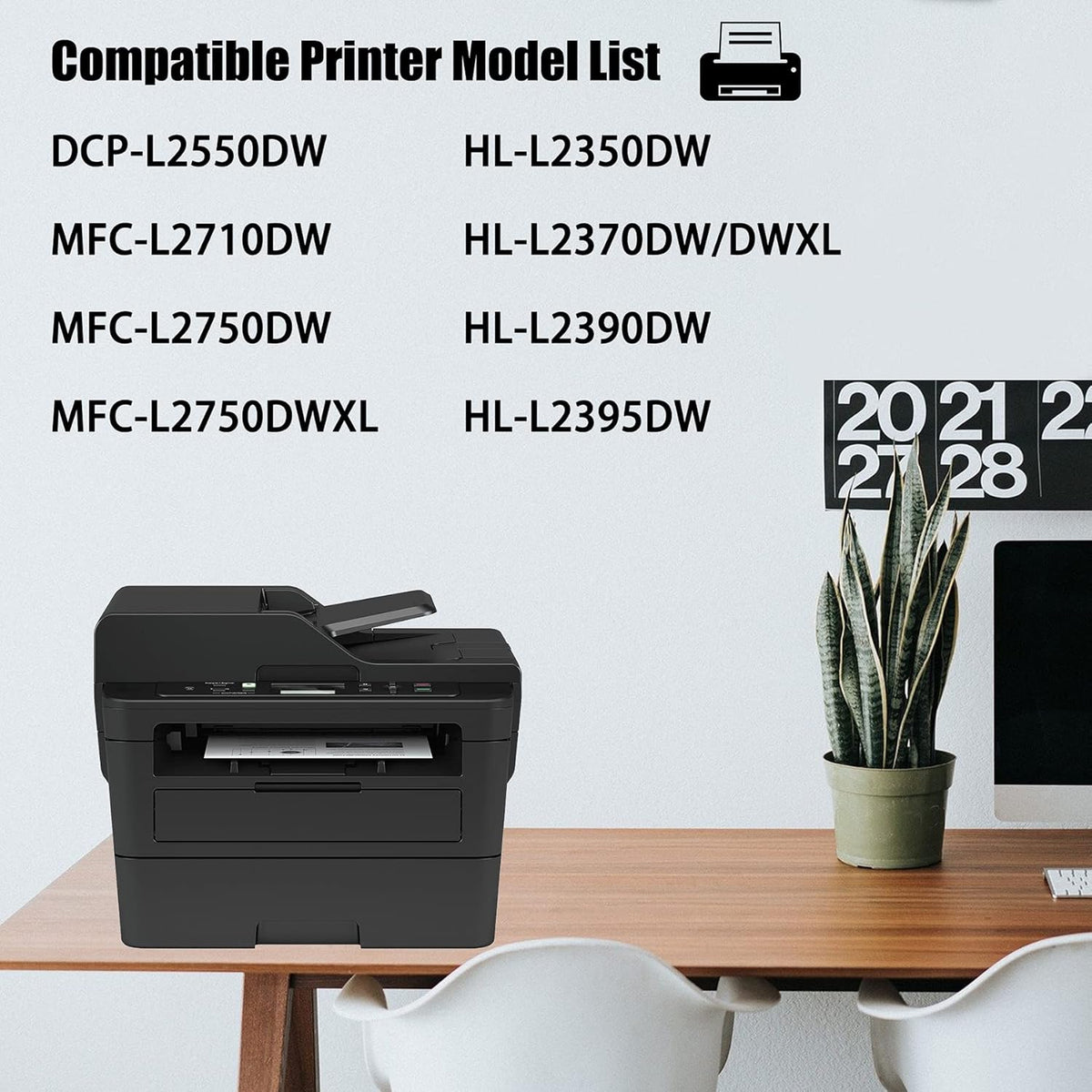Black Compatible Drum Unit for Brother Printer G407