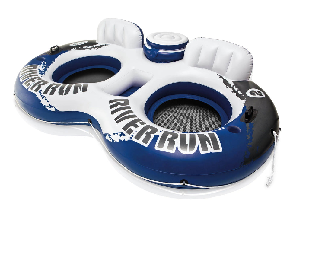 2 Person Inflatable River Float (6 Pack) + Single Tube (Pair) S942239