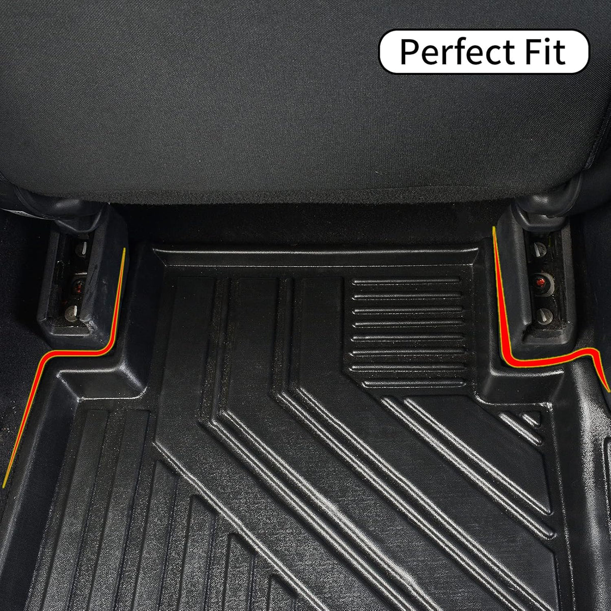 3 Row Full Set All-Weather Rubber Floor Mats and Cargo Liner R51774