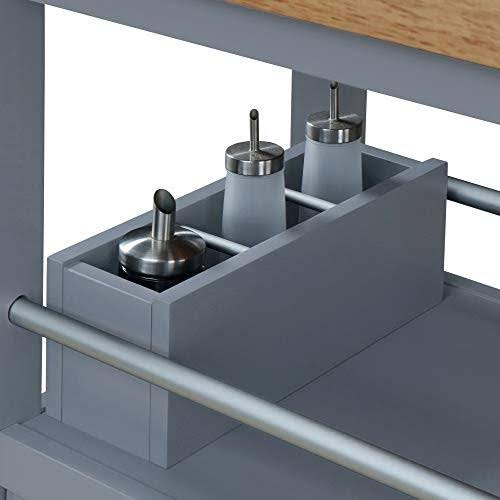 Gray Kitchen Cart I5167