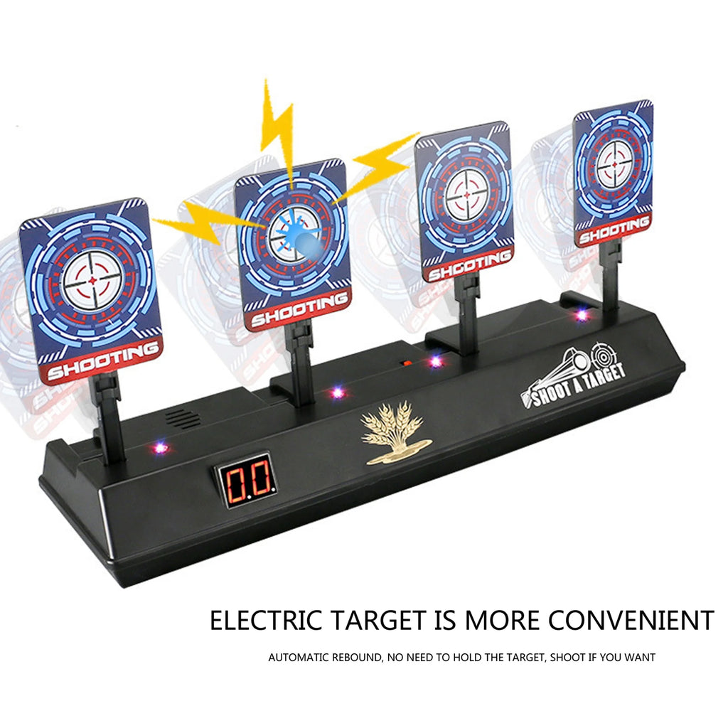 4 Targets LED Light Electronic Scoring Shooting Targets P10075