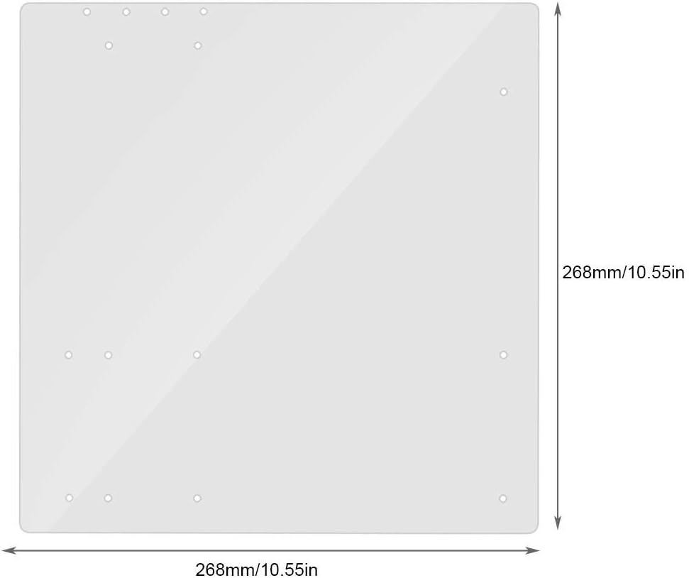 Open Frame Acrylic Computer Case Base Stand, Pack of 2 G1064