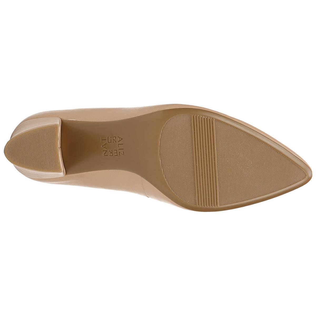 Nude Leather Pumps V938182