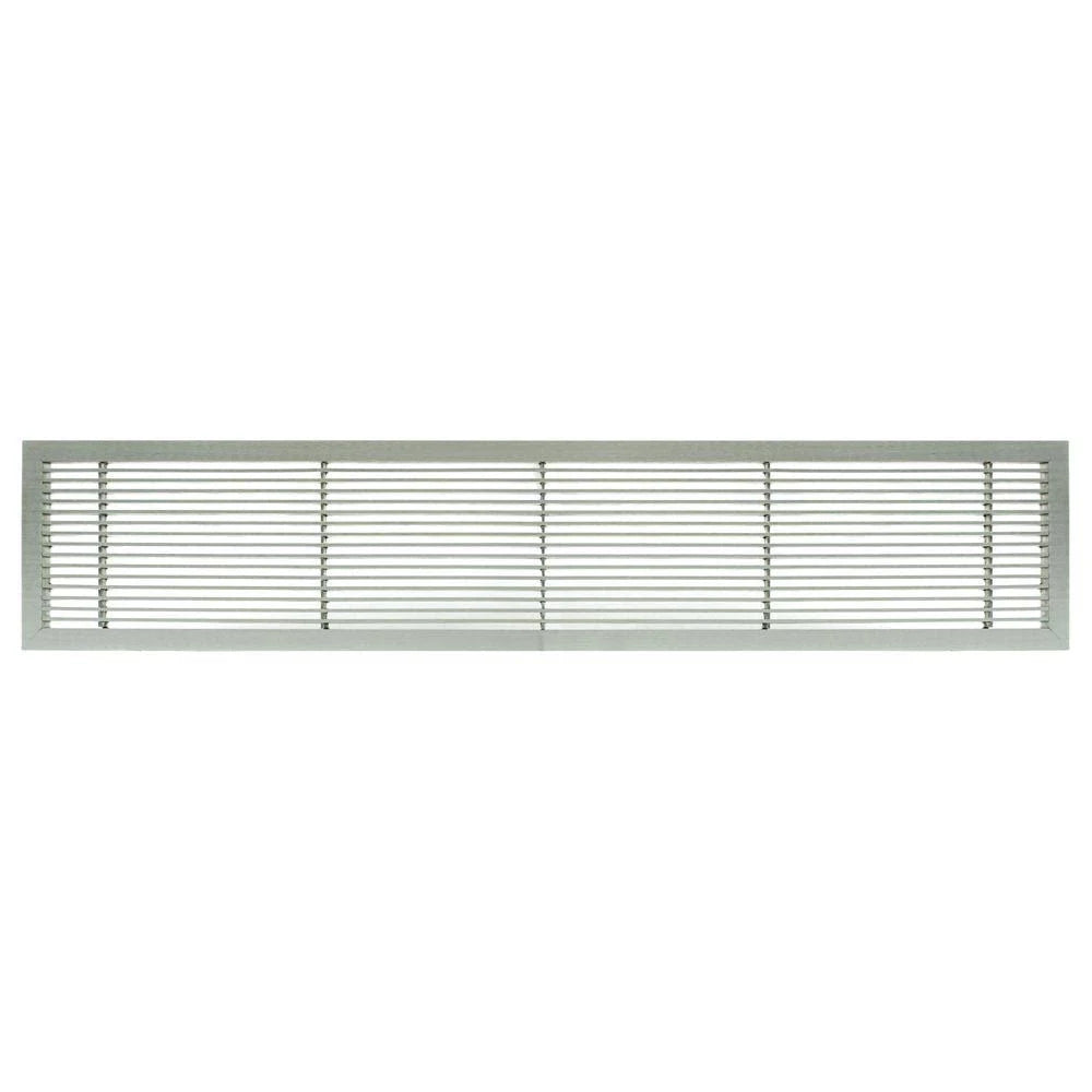 12x22 x 14x22 Solid Aluminum Fixed Bar Supply/Return Air Vent Grille, Brushed Satin A9257