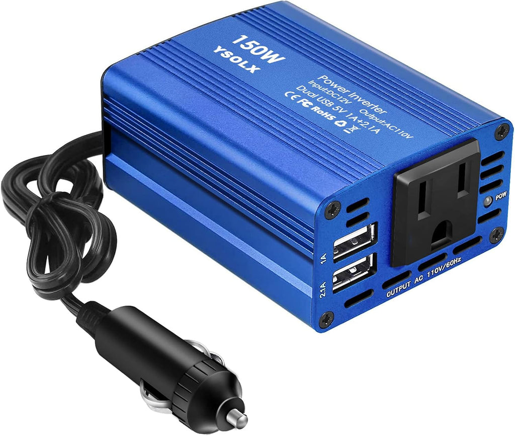 1000W Modified Sine Wave Power Inverter with 3 AC Outlets A6365