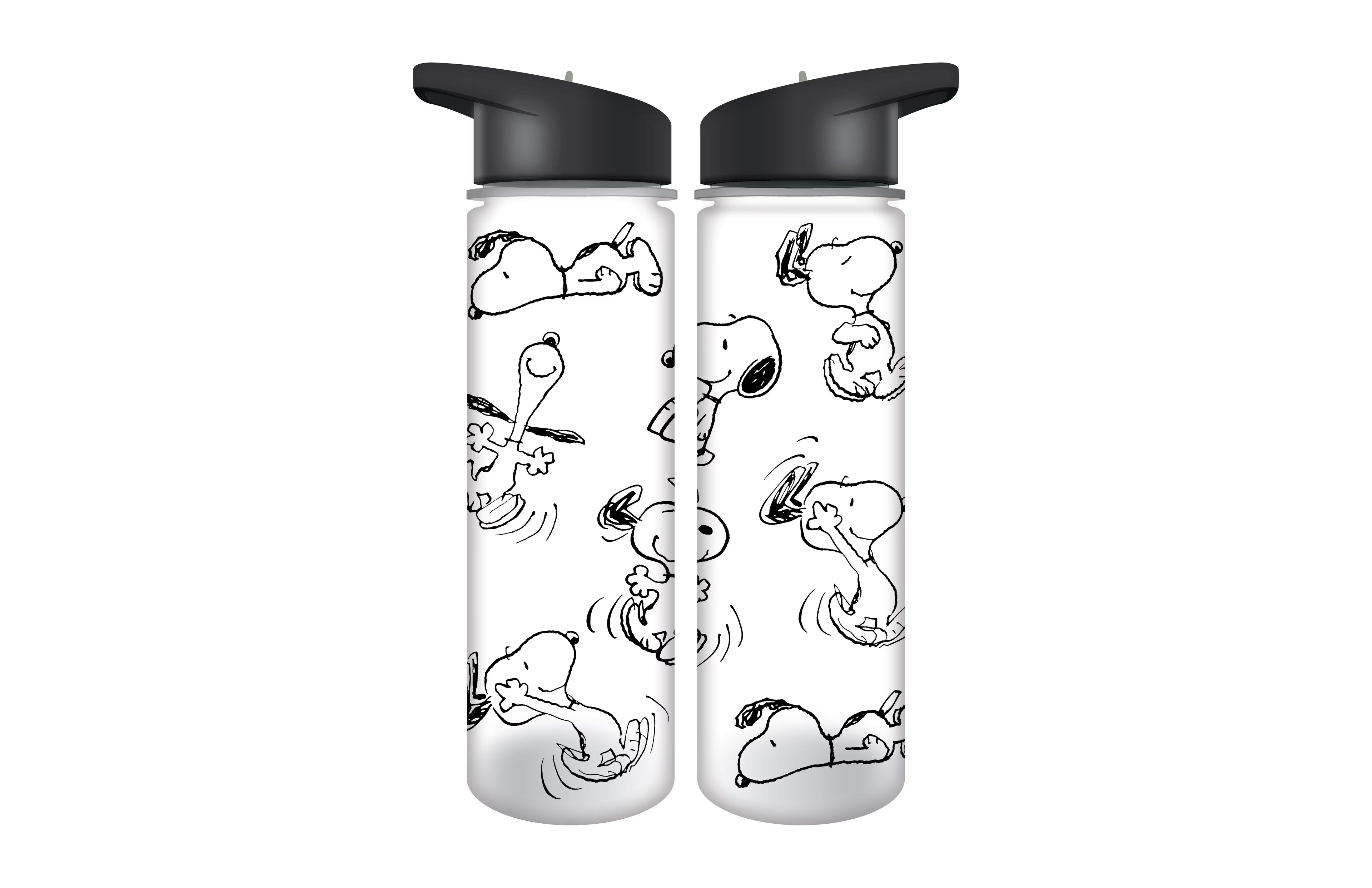 Snoopy 24 Oz. Plastic Single Wall Water Bottle T269