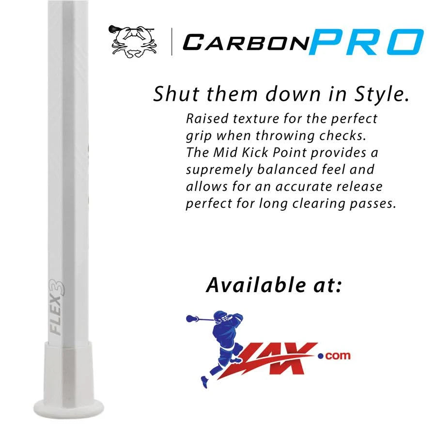 White Carbon Pro 60 Lacrosse Shaft B47278