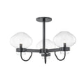 Old Bronze 3-Light Semi Flush I490154