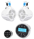 Marine Bluetooth USB Receiver with Remote and 6.5" Wakeboard Speakers Z56546