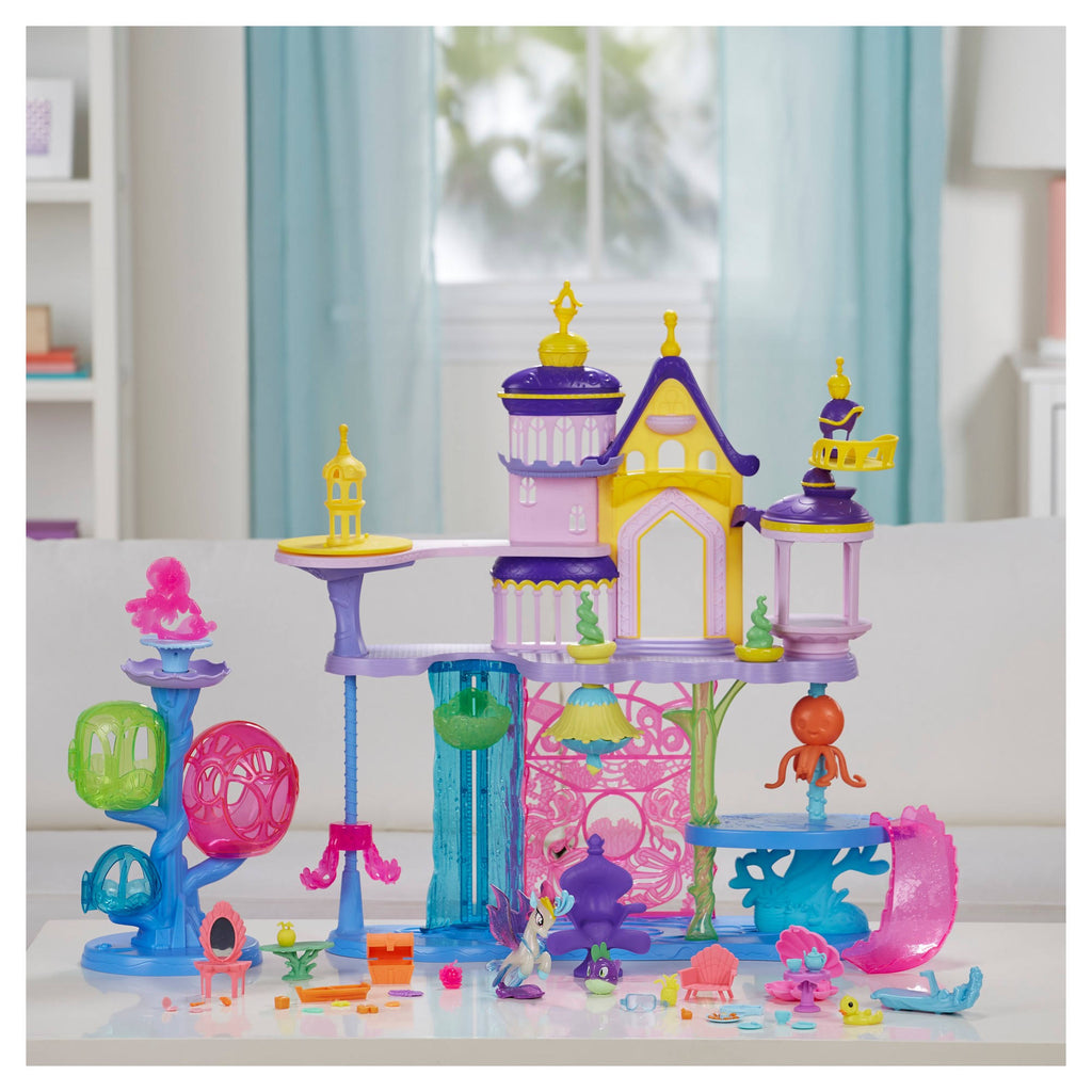 Canterlot & Seaquestria Castle with Light-Up Tower O17939