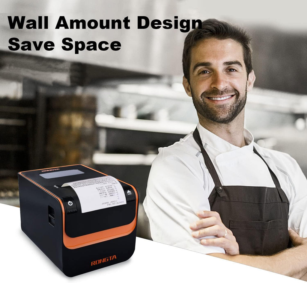 Commercial Direct Thermal Receipt Printer 80MM with Auto Cutter D6118
