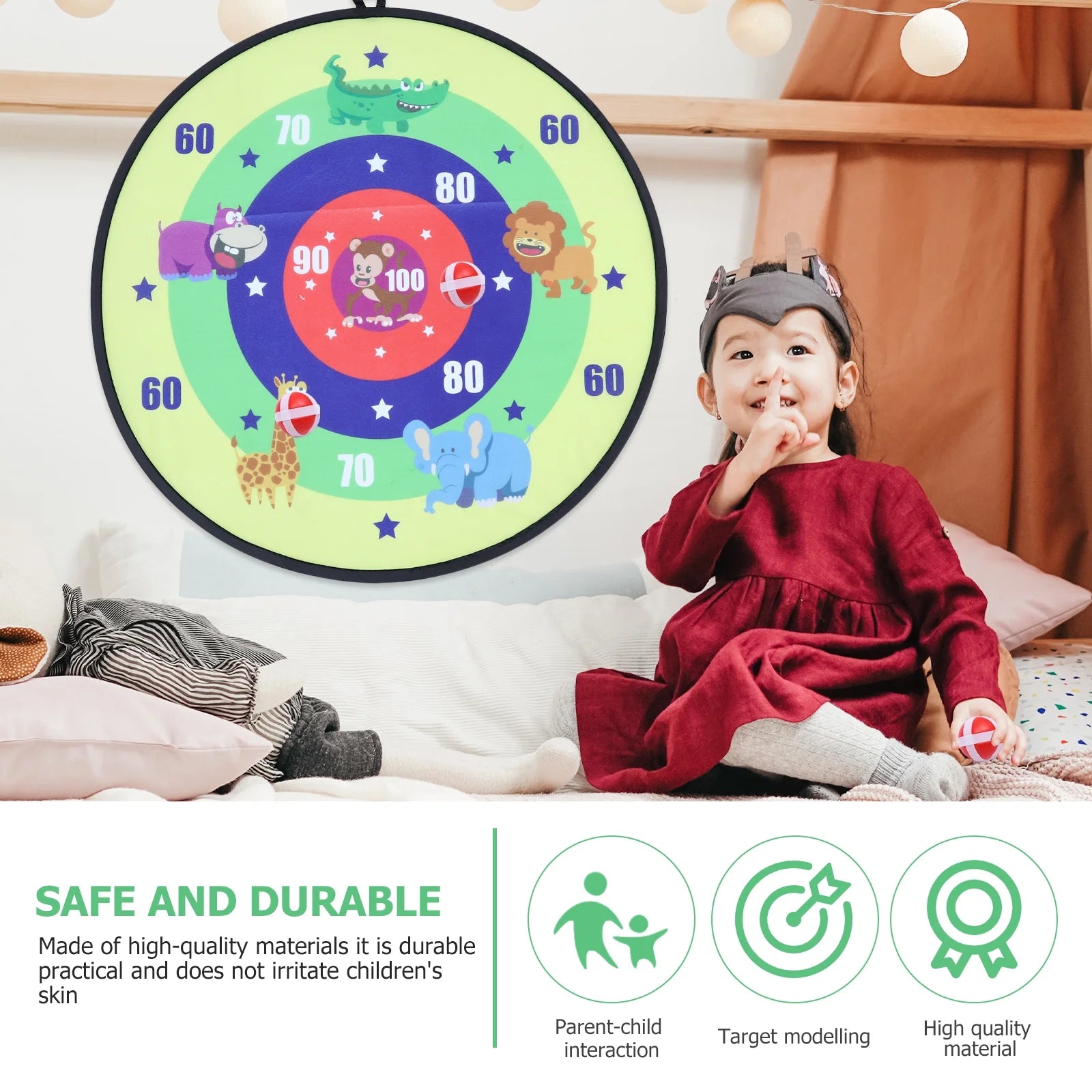 Sticky Ball Darts Toy Playset A168016