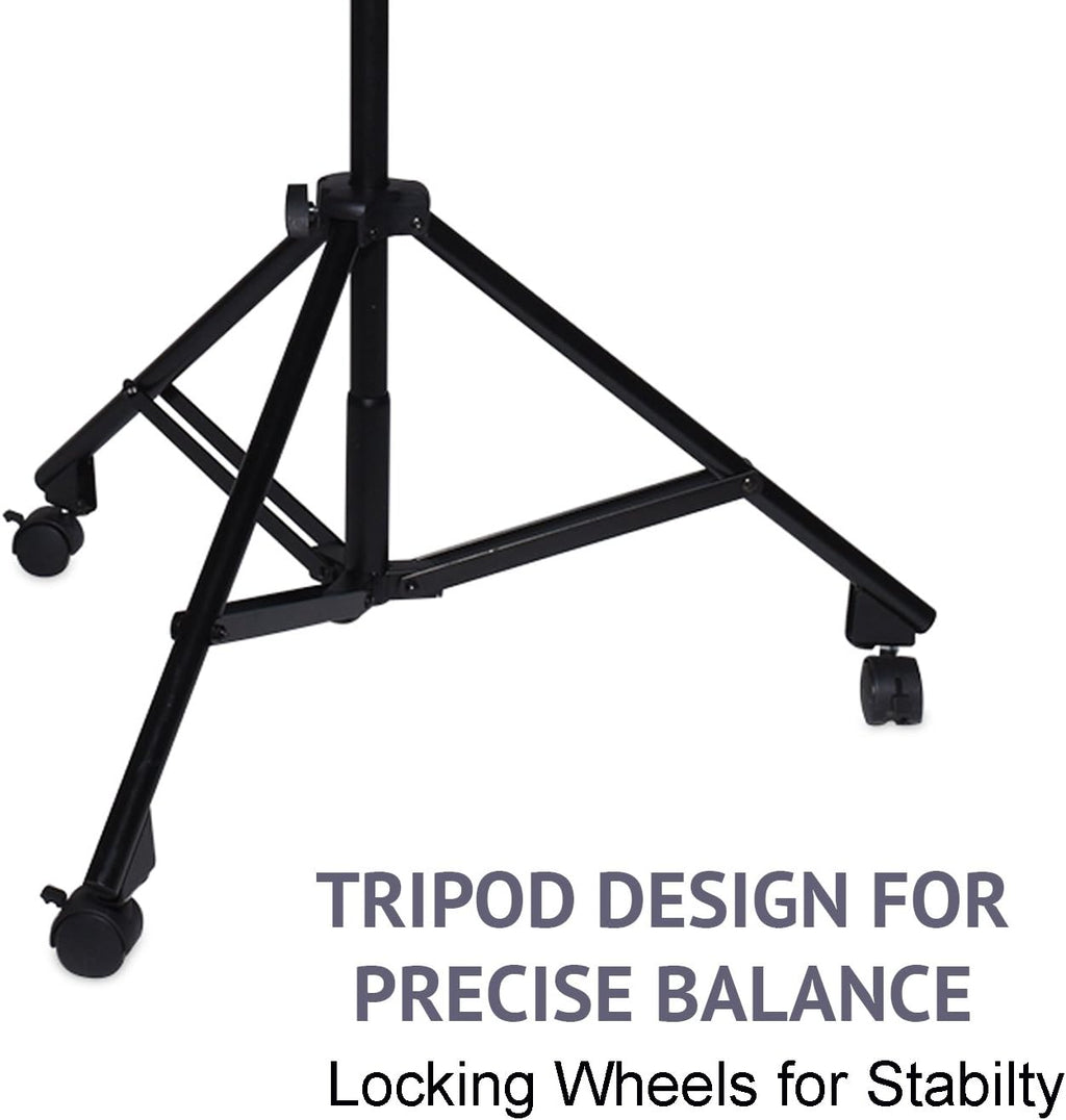 Heavy Duty Microphone Stand with Rolling Caster Wheels U505