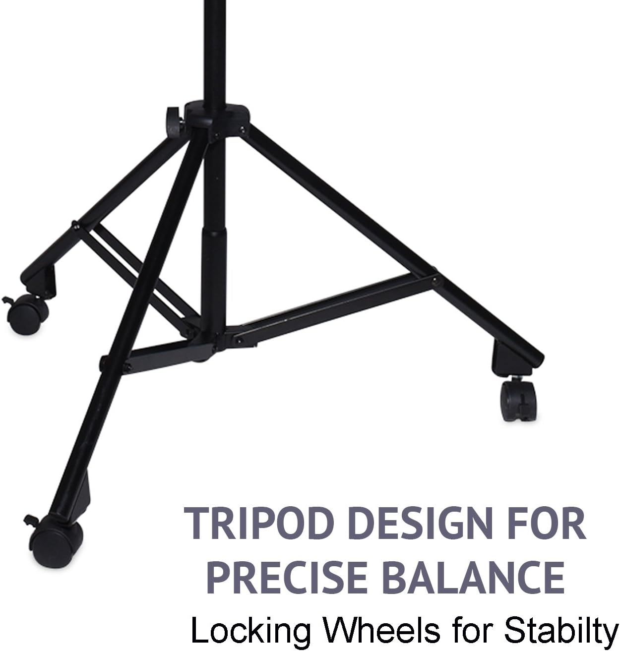 Heavy Duty Microphone Stand with Rolling Caster Wheels U505