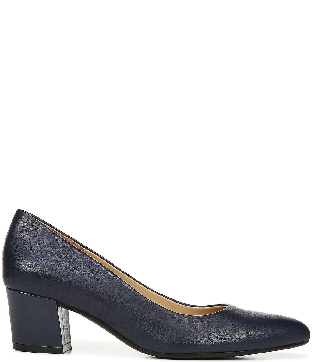 Nude Leather Pumps V938182