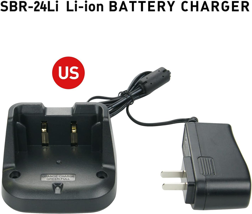 Battery Charger Base for YAESU Two Way Radio, 2 Pack U382