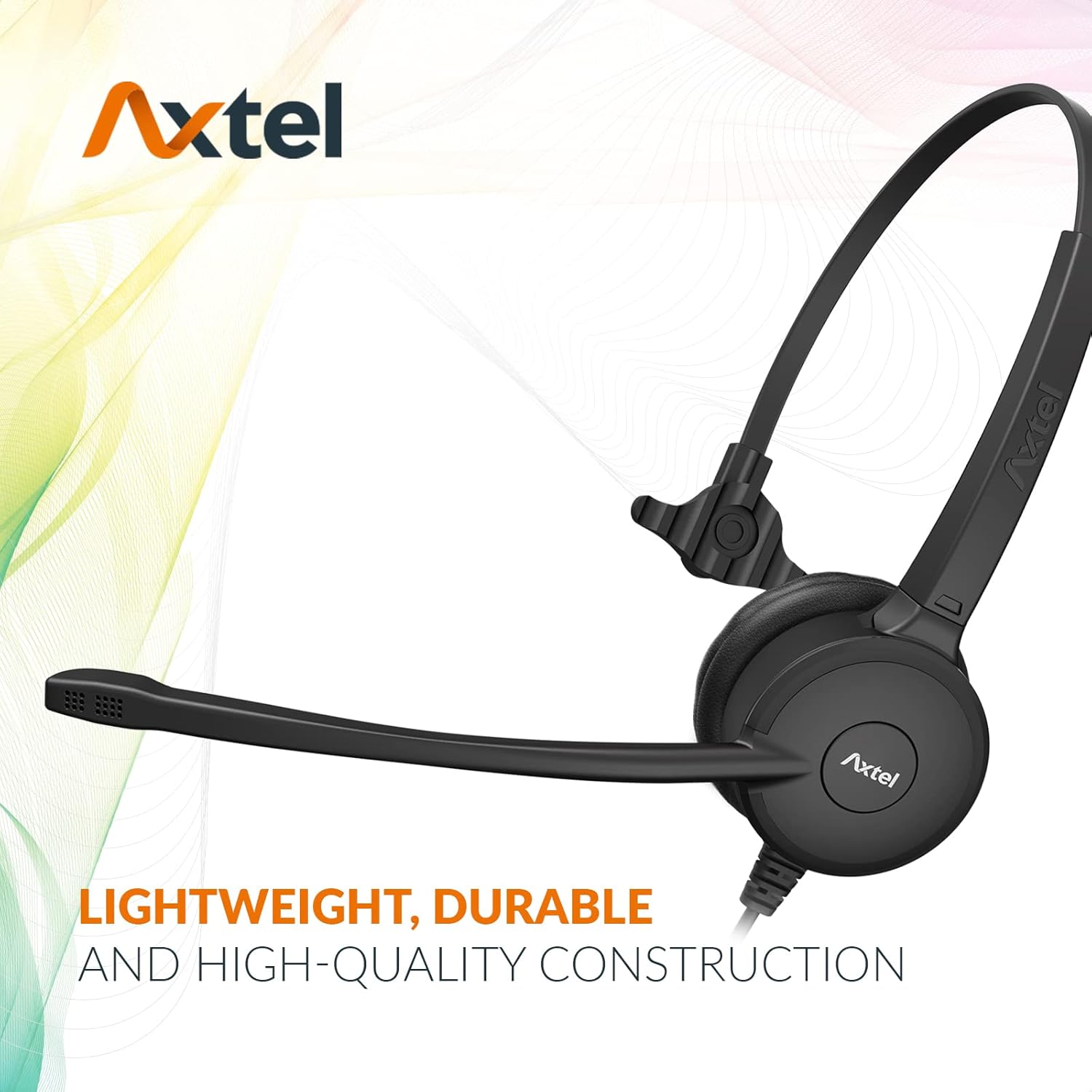 Bundle Prime HD Mono NC Headset with RJ-9 Cable - Black O762121