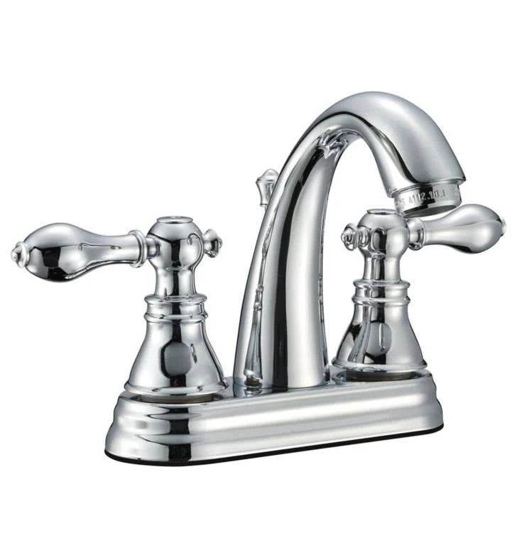 Satin Nickel Two-Handle Centerset Lavatory Faucet with Pop-Up E29972