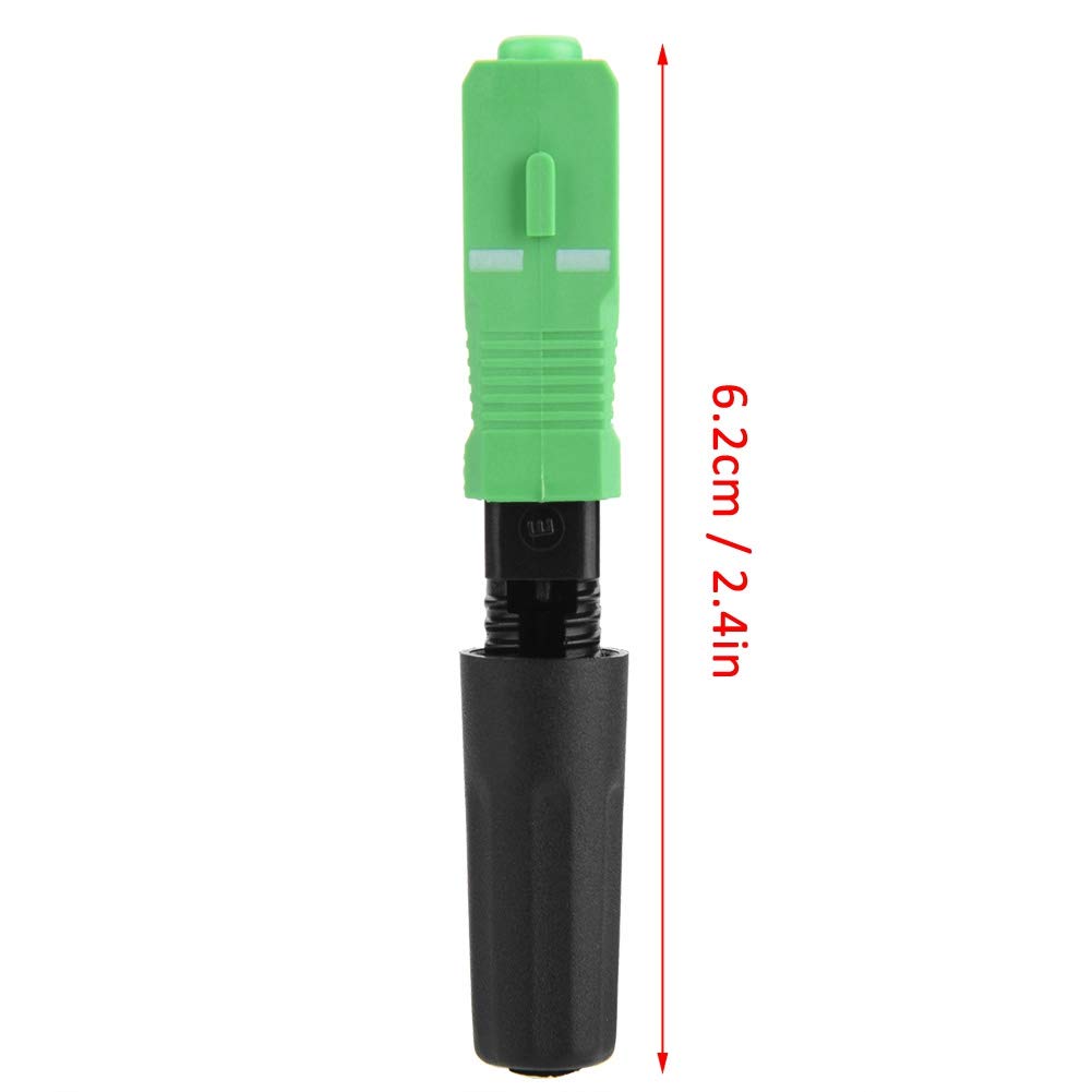 100Pcs Fiber Optic Quick Fast Connector Adapter T66876