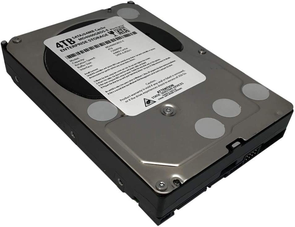 4TB 7200RPM 64MB Cache SATA III 3.5" Internal Hard Drive Pack of 2 Y98608