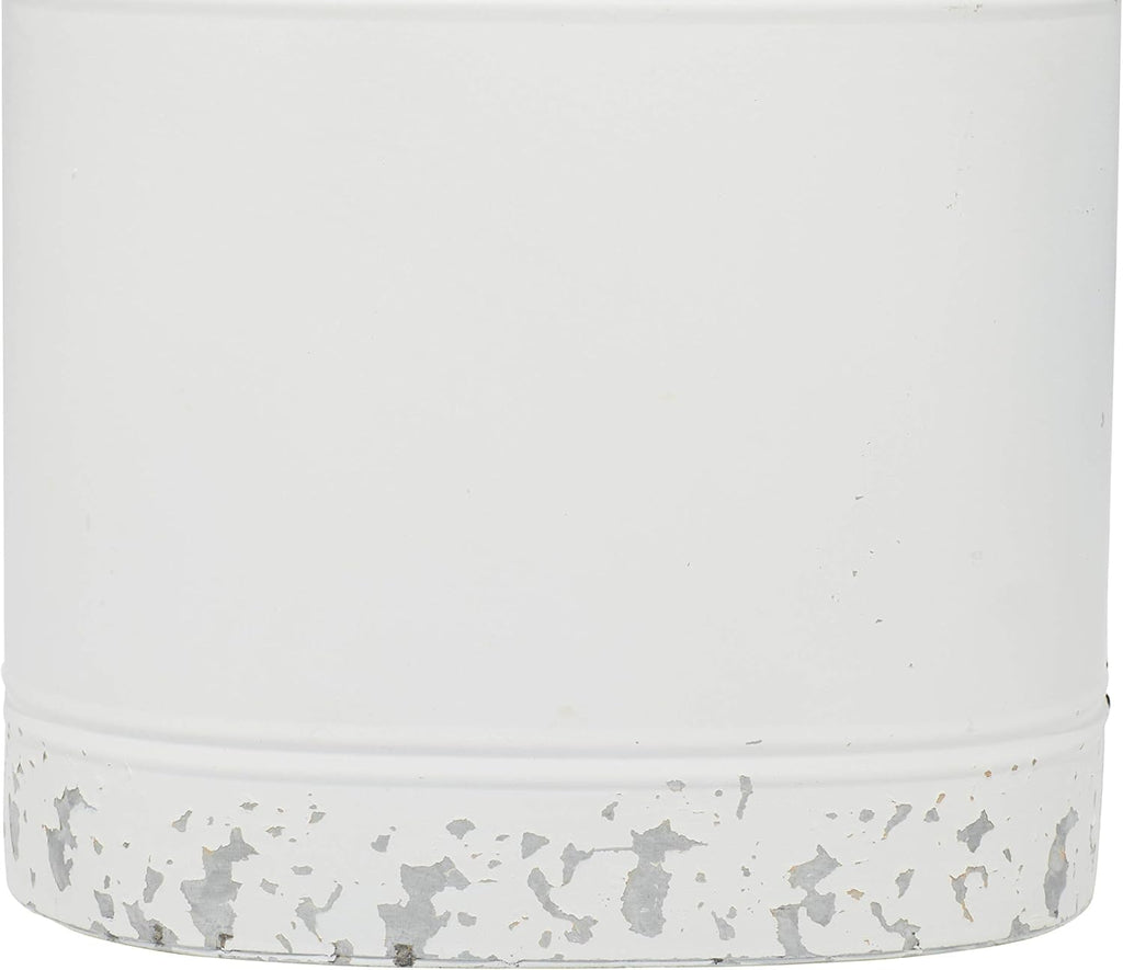 White Decorative Milk Can Pack of 2 C6635