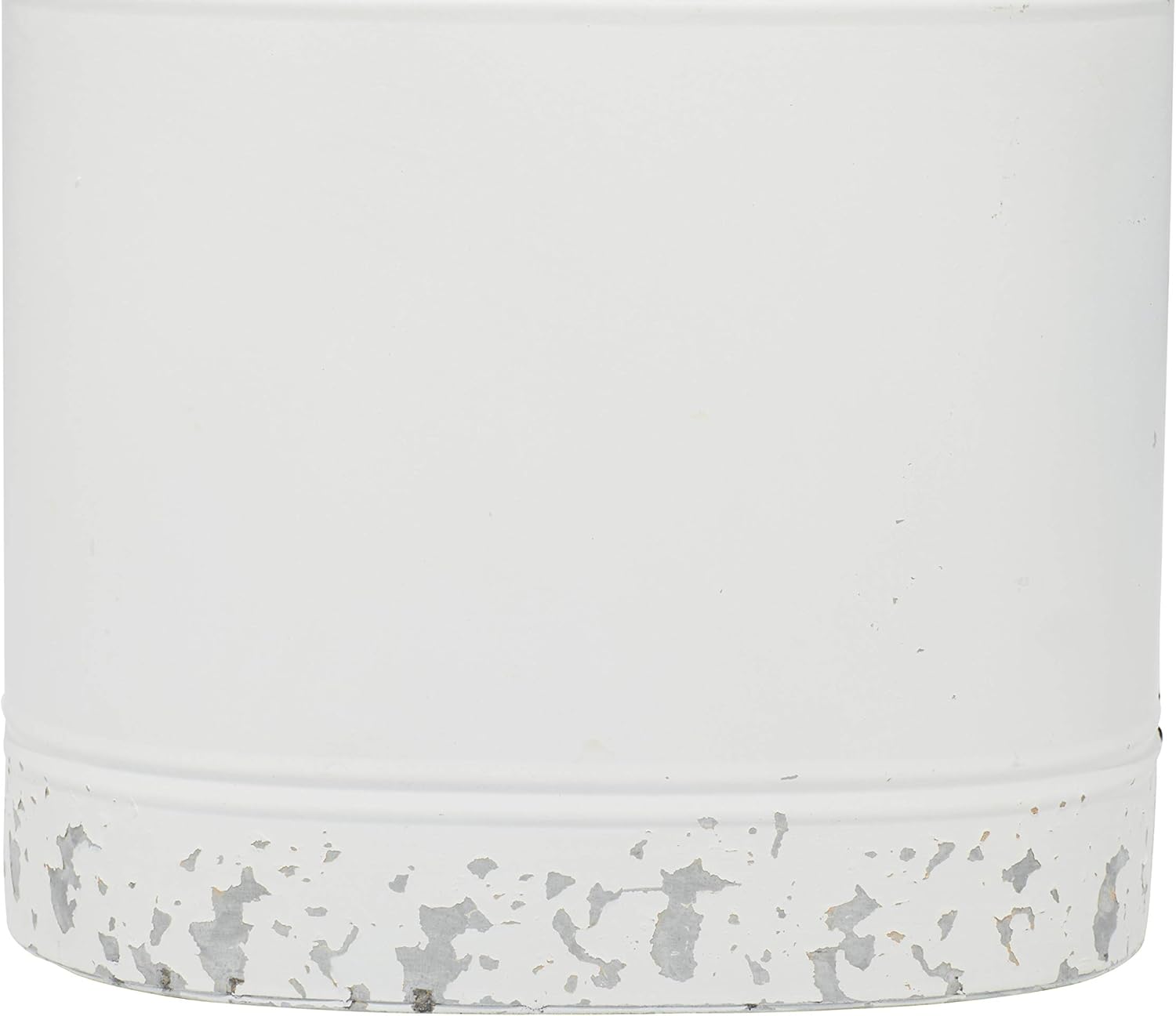 White Decorative Milk Can Pack of 2 C6635