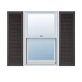 Lifetime Vinyl Louver Shutters per Pair, 18 x 44 R89013