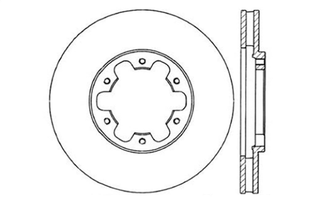 Drilled Sport Brake Rotor Y4950