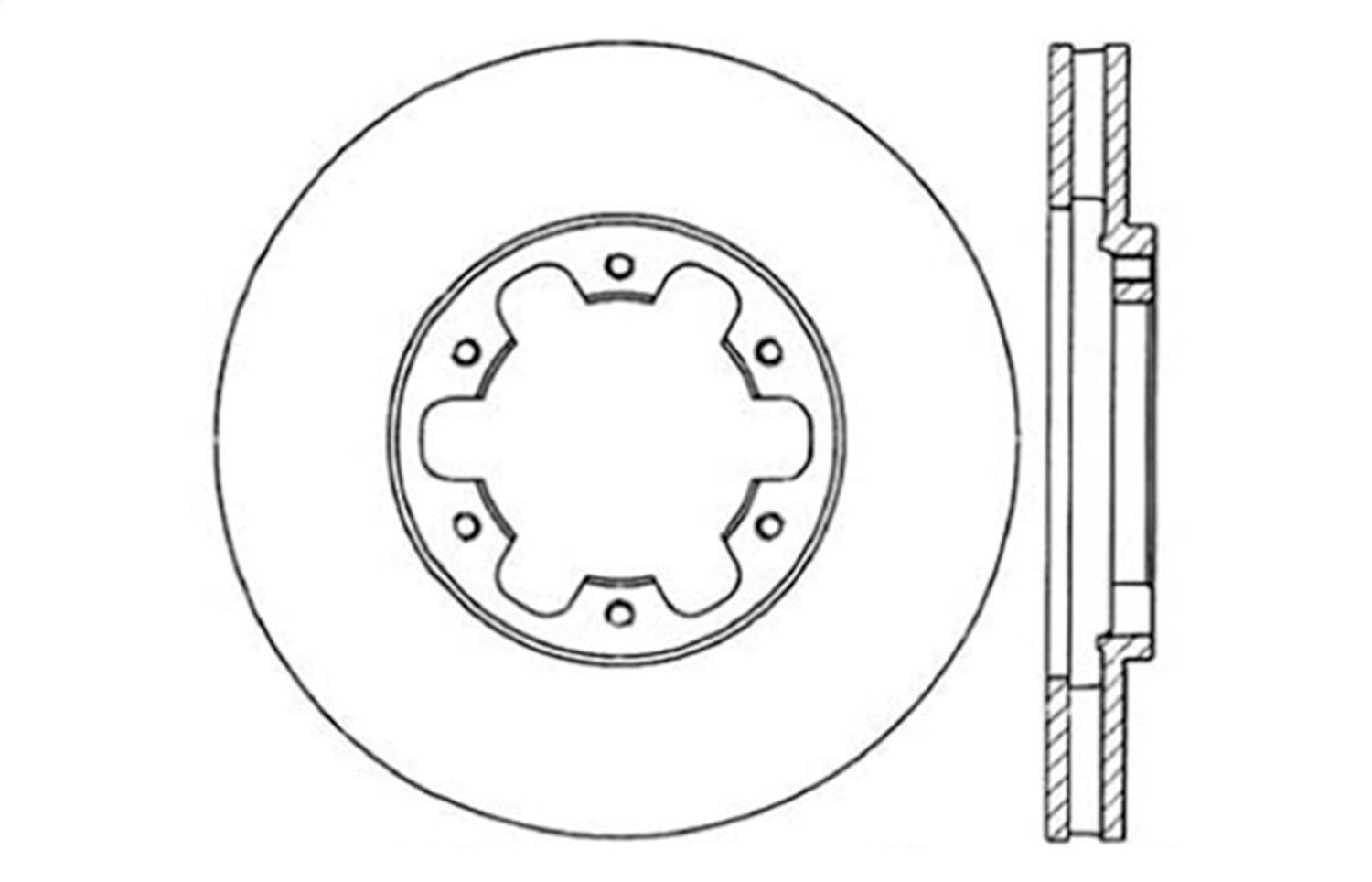 Drilled Sport Brake Rotor Y4950