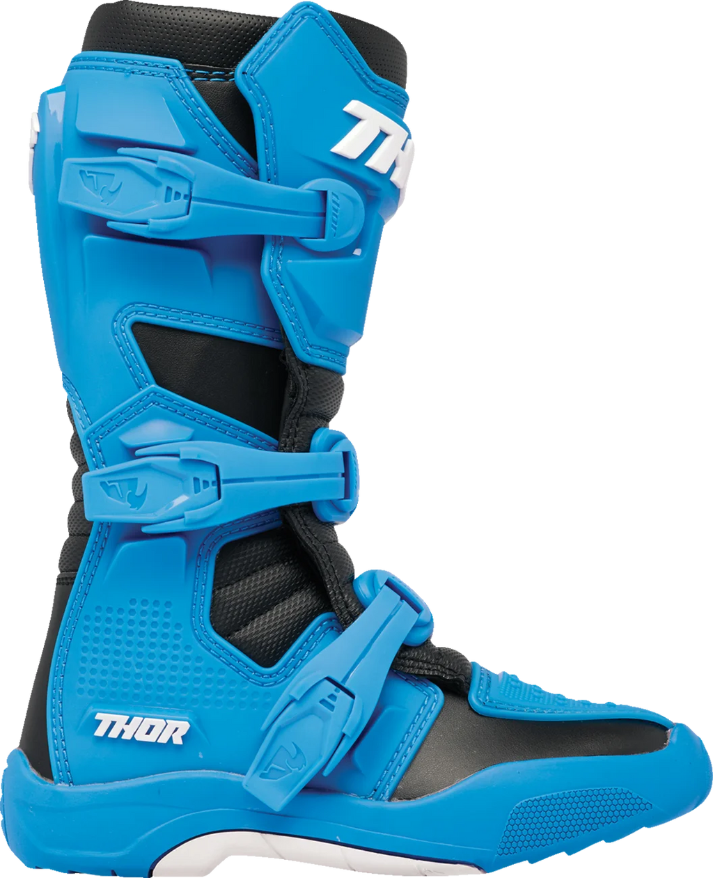 Blue/Black Motocross Riding Boots C97536
